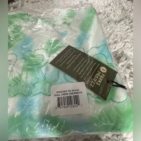 ‼️RARE‼️🎸PARKS PROJECT🎸🔥NWT🔥TRAIL CREW CREWNECK Tie Dye— XS